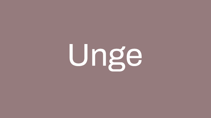 Emne: Unge