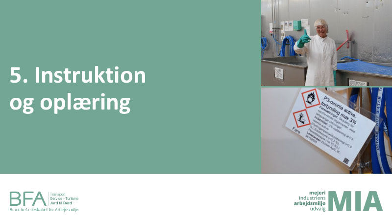 5. Instruktion og oplæring (PDF)