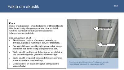 Fakta om akustik