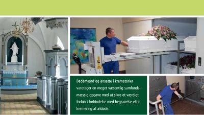 Bedemænd og ansatte i krematorier